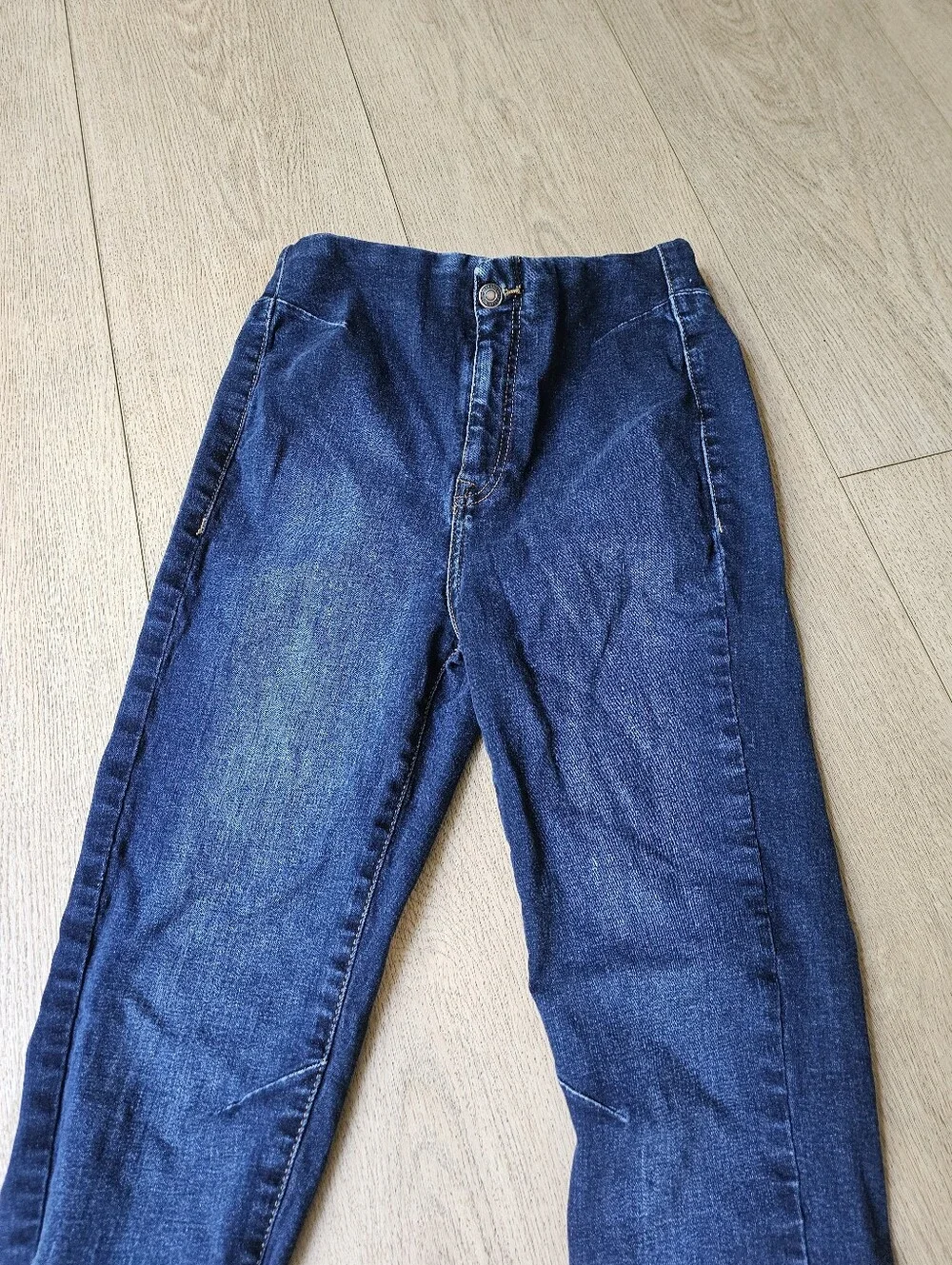 Free People Miles Away High Waist Crop Skinny Jeans in Feels like Sunshine 30